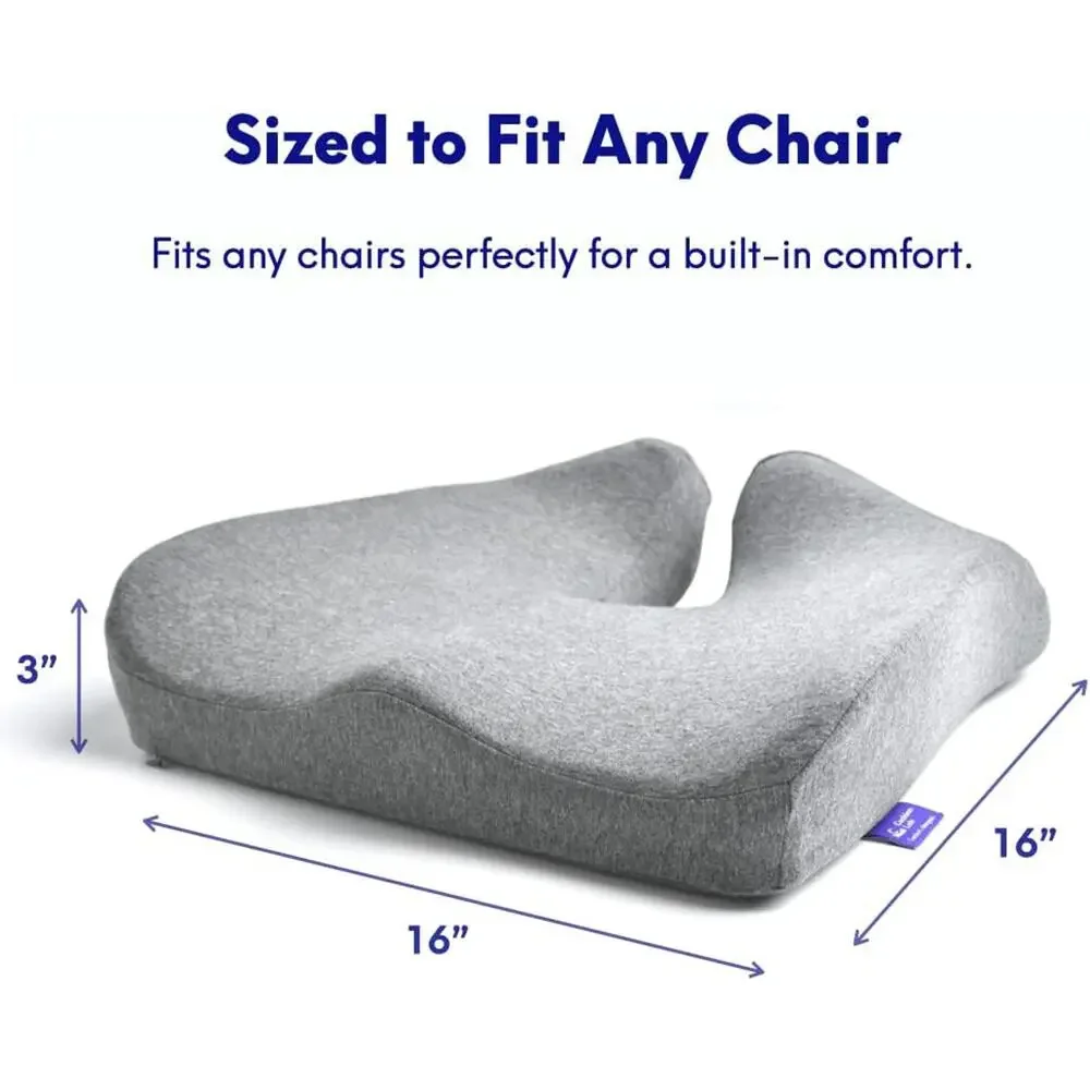 NEW C CUSHION LAB Patented Pressure Relief Seat Cushion for Long Sitting Hours